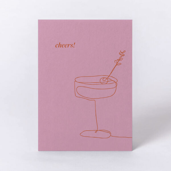 Postkarte »Cheers«