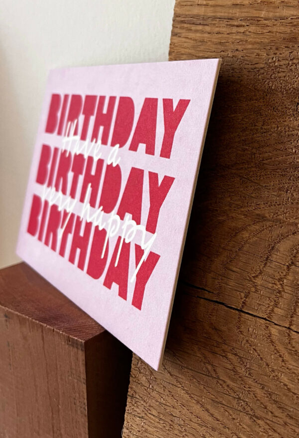 Postkarte »Very Happy Birthday« – Bild 2