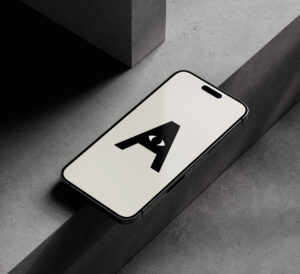 Mockup von Awake aug IPhone